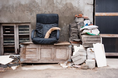 Organized garage space after clearance in Twickenham