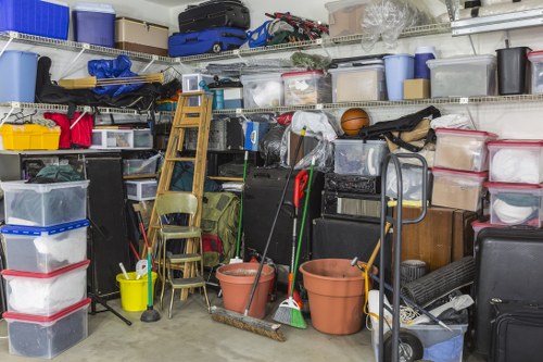 House clearance professionals managing items